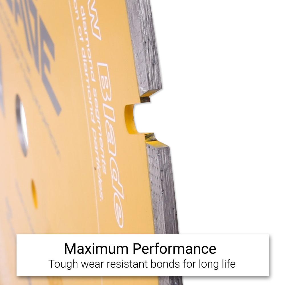 Shinhan SYB350 350mm (14") ARIX Sandstone Laser Yellow Diamond Blade – image 3