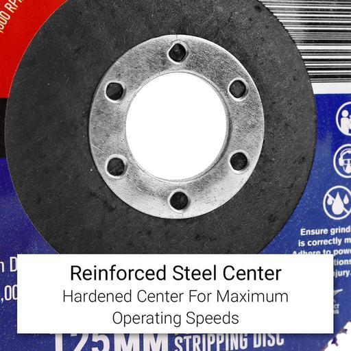 Sparrow XPD125 2-Pack 125mm (5") 46 Grit Poly Clean & Strip Grinding Discs – image 3