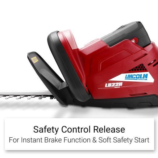 Lincoln LB22H 40V 2.6Ah Li-Ion Cordless Hedge Trimmer 55cm Combo Kit – image 15