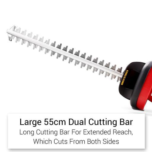 Lincoln LB22H 40V 2.6Ah Li-Ion Cordless Hedge Trimmer 55cm Combo Kit – image 7
