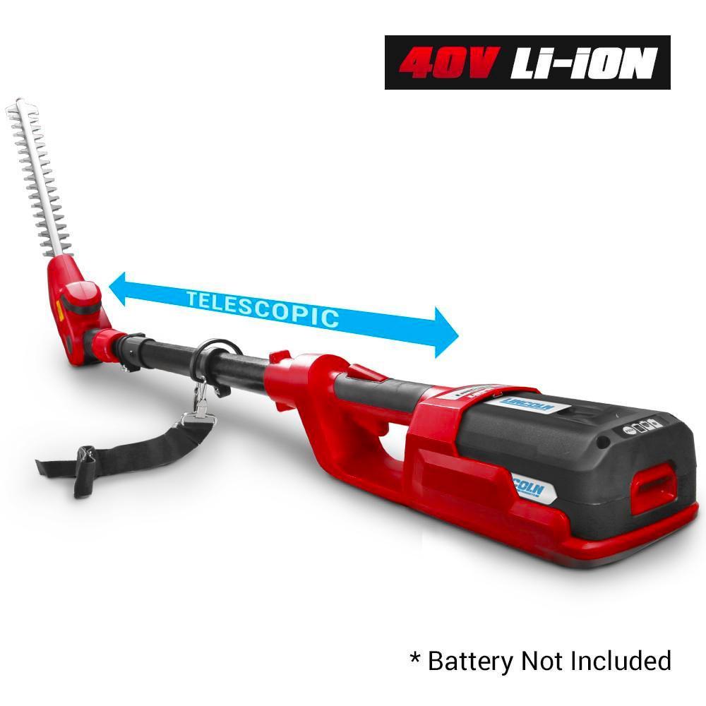 Lincoln LBPH 40V LiIon Cordless Pole Hedge Trimmer 40cm Skin Only