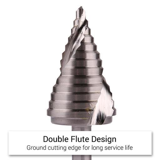 Xtorque X535 5mm - 35mm HSS Cobalt Metric Step Drill Spiral Flute – image 3