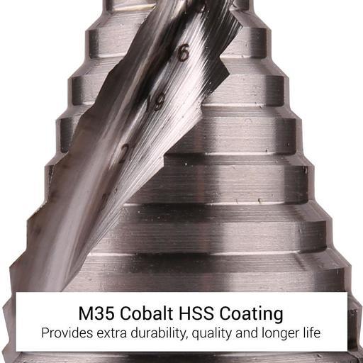 Xtorque X430 4mm - 30mm HSS Cobalt Metric Step Drill Spiral Flute – image 4