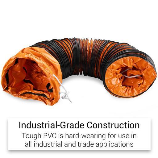 Bayer DUCT24 10m x 600mm (24") Flexible PVC Ventilation Fan Ducting – image 2