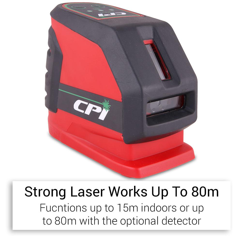 CPI CPIG2 Industrial Green Beam Cross Line Laser Kit