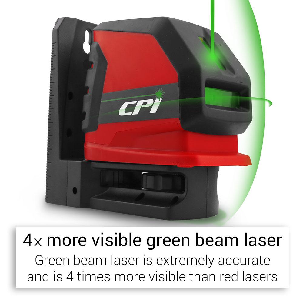 CPI CPIG2 Industrial Green Beam Cross Line Laser Kit