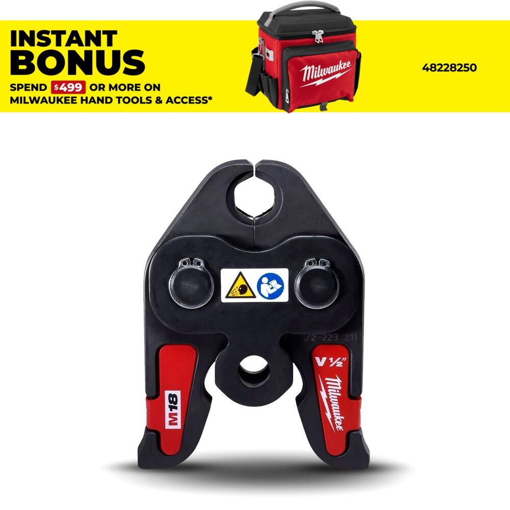 Milwaukee M18HPT-AV15 M18 12.7mm (1/2") Force Logic Press Tool Jaw – image 1