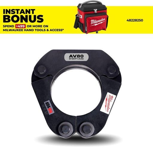 Milwaukee M18HPT-AV80 M18 80mm (3") Force Logic Press Tool Jaw Ring