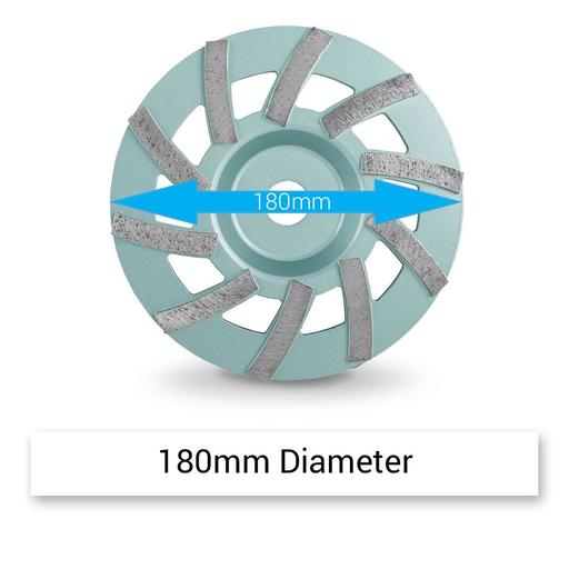 Xtorque XTOCGF7GTDK 180mm (7") 80 Grit Medium Grinding Diamond Cup Wheel – image 3