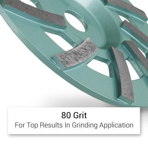 Xtorque XTOCGF7GTDK 180mm (7") 80 Grit Medium Grinding Diamond Cup Wheel – image 4