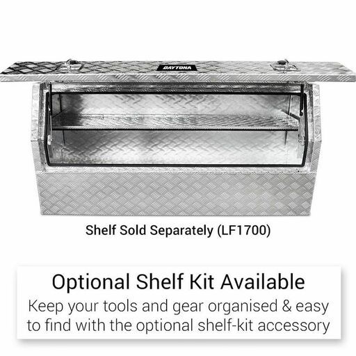 Daytona BIL1700 2mm 1700mm x 530mm x 820mm Half Lid Aluminium Tool Box – image 6