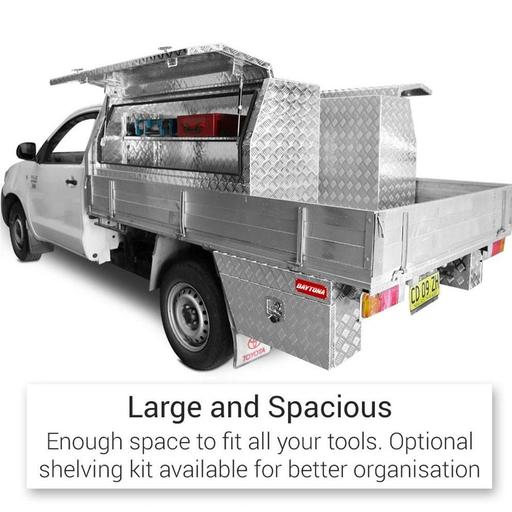 Daytona BIL1700 2mm 1700mm x 530mm x 820mm Half Lid Aluminium Tool Box – image 11