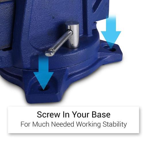 Iron Grip BOSV05 127 (5") Heavy Duty Engineer Swivel Bench Vice – image 7