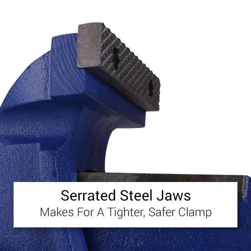 Iron Grip BOSV04 101mm (4") Heavy Duty Engineer Swivel Bench Vice – image 8