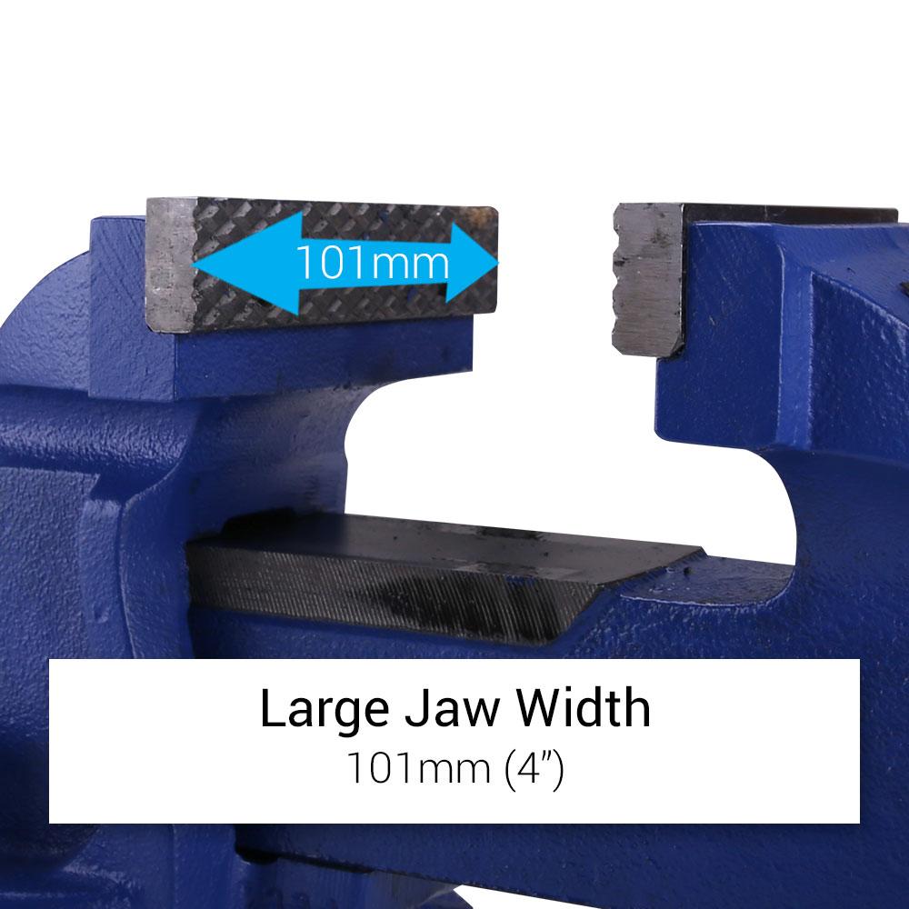 Iron Grip BOSV04 101mm (4") Heavy Duty Engineer Swivel Bench Vice – image 4
