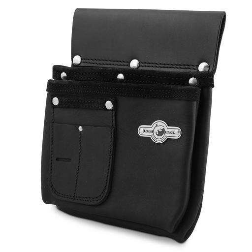 Bluetongue BLU4106 Black Leather 2 Pocket Nail Bag – image 2