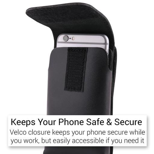 Bluetongue BLU4162 Black Leather Smartphone Pouch  – image 2