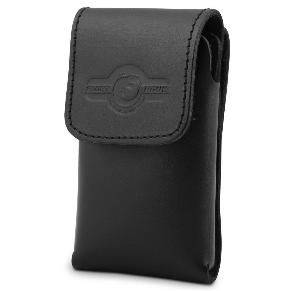 Bluetongue BLU4162 Black Leather Smartphone Pouch  – image 1