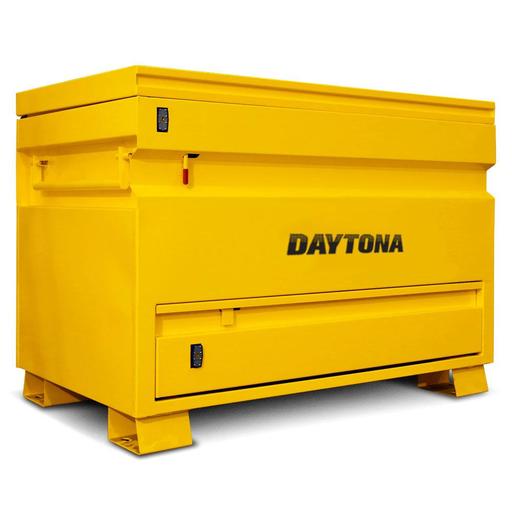 Daytona B1200-W 1220 x 765 x 890mm Yellow Steel Jobsite Tool Box Sitebox with Drawer and Caster Wheels – image 10