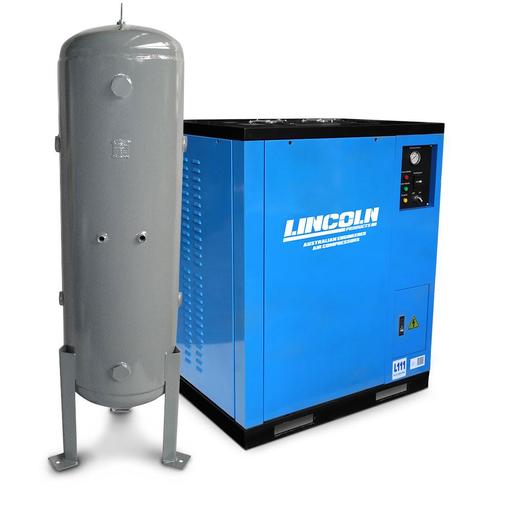 Lincoln L10S-220 10HP Silent Air Compressor with 220L 458mm x 1200mm Tank