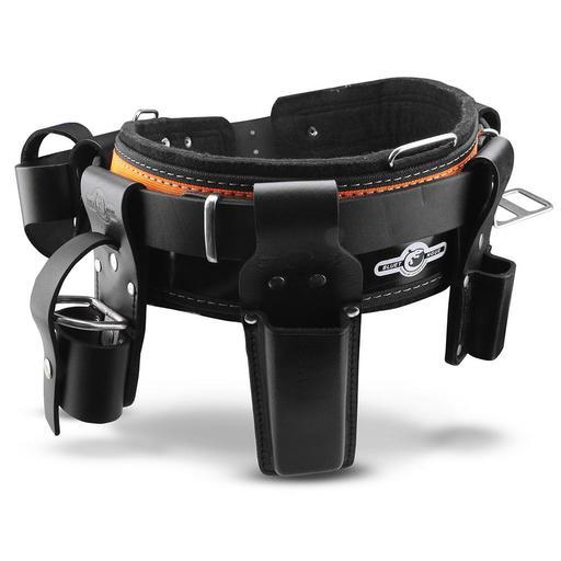 Bluetongue BLU4155-S 34" Black Leather Heavy Duty Tool Belt With Back Support Scaffolding Kit – image 3