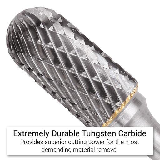 Xtorque XC12725 12.7mm x 25mm 1/4" Shank Tungsten Carbide Cylindrical