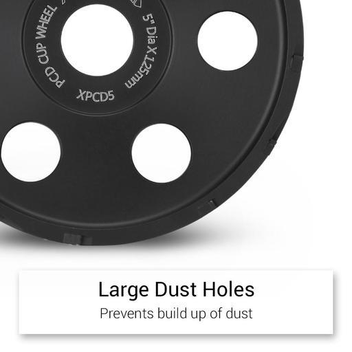 Xtorque XPCD5 125mm (5") PCD Diamond Cup Wheel – image 5
