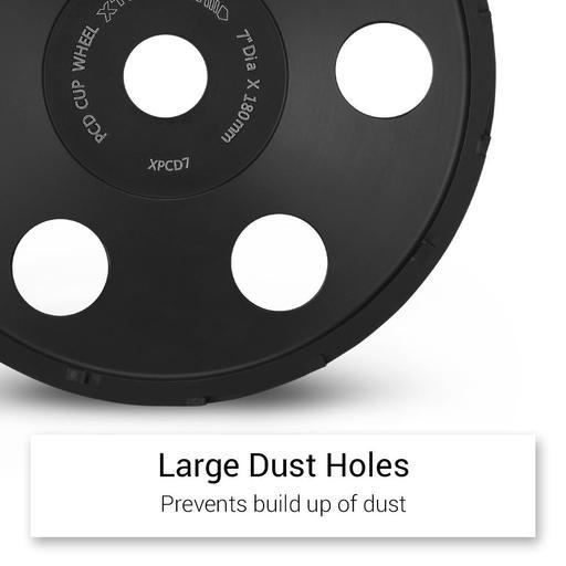Xtorque XPCD7 180mm (7") PCD Diamond Cup Wheel – image 5