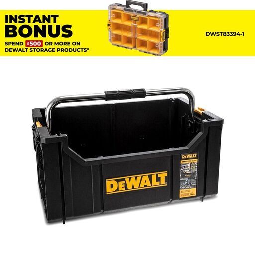 DeWalt DWST1-75654 (DS280) ToughSystem Tote Power Tool Storage Container Box