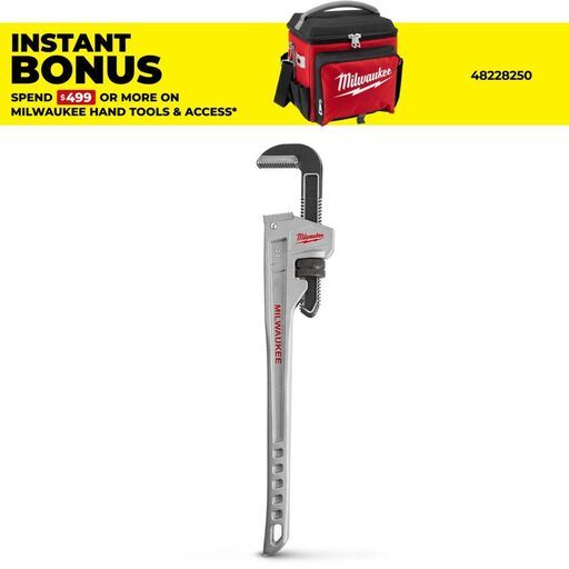 Milwaukee 48227224 Pipe Wrench 600mm (24") Aluminium