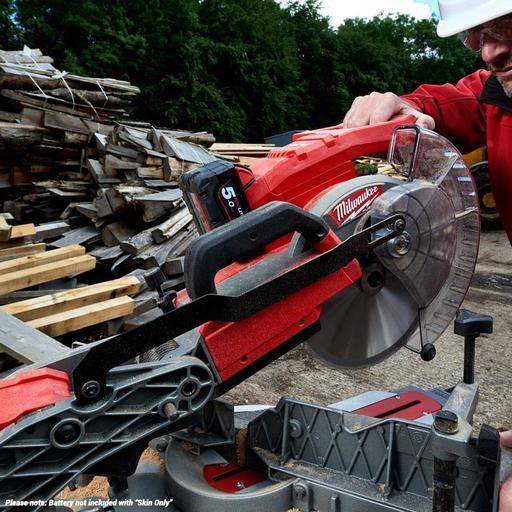 Milwaukee M18FMS254-0 18V Li-ion Cordless Fuel 254mm (10") Dual Bevel Sliding Compound Mitre Saw - Skin Only – image 8