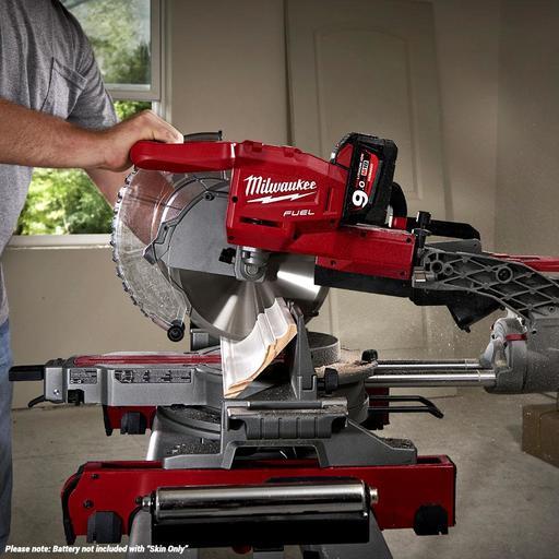 Milwaukee M18FMS254-0 18V Li-ion Cordless Fuel 254mm (10") Dual Bevel Sliding Compound Mitre Saw - Skin Only – image 2