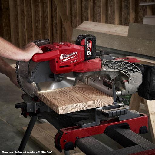 Milwaukee M18FMS254-0 18V Li-ion Cordless Fuel 254mm (10") Dual Bevel Sliding Compound Mitre Saw - Skin Only – image 9
