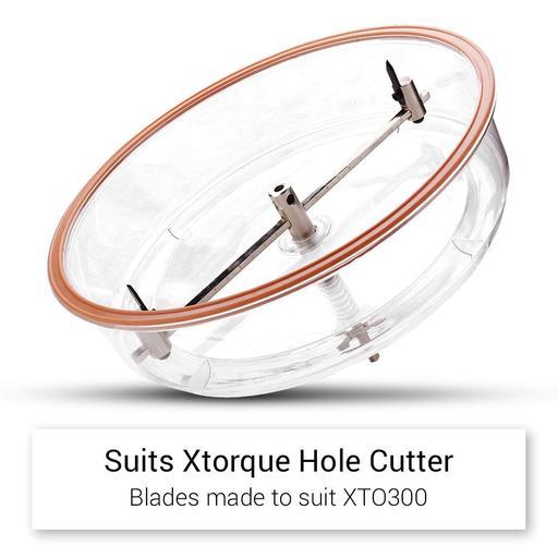 Xtorque HSS300 2Pack HSS High Speed Steel Hole Cutter Blades to suit XTO300