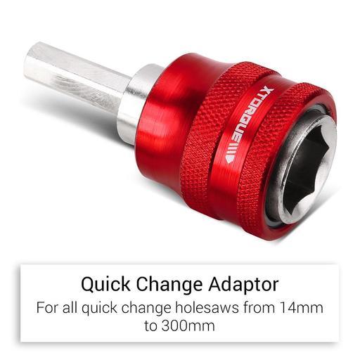 Xtorque XQRA02 14mm-300mm Quick Change Holesaw Arbor – image 2