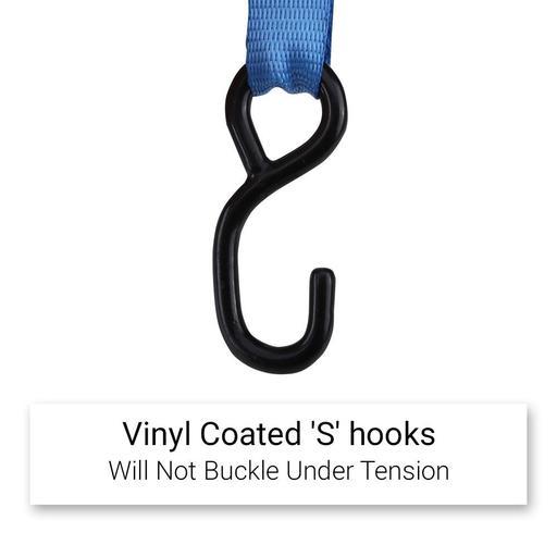 Climbrite STR4M 4-Pack 4m x 25mm Professional Ratchet Tie Down Straps – image 7