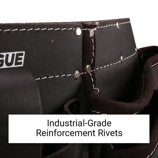 Bluetongue BLU11 11 Pocket Professional Split Oil Tanned Leather Tool Belt – image 7