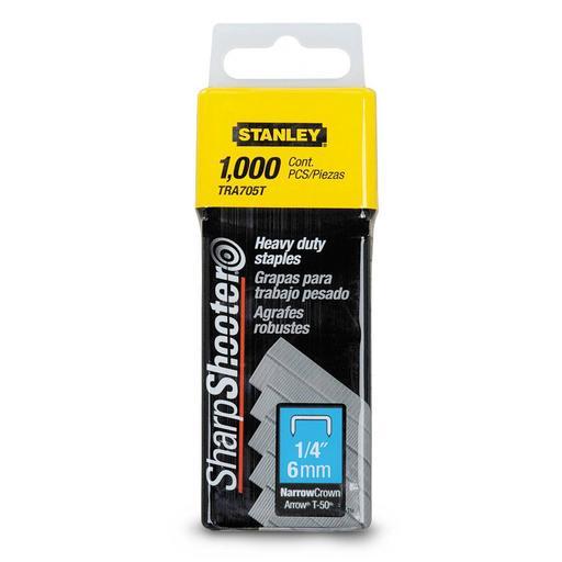 Stanley TRA704T 1000pce 6mm Heavy Duty Staples 