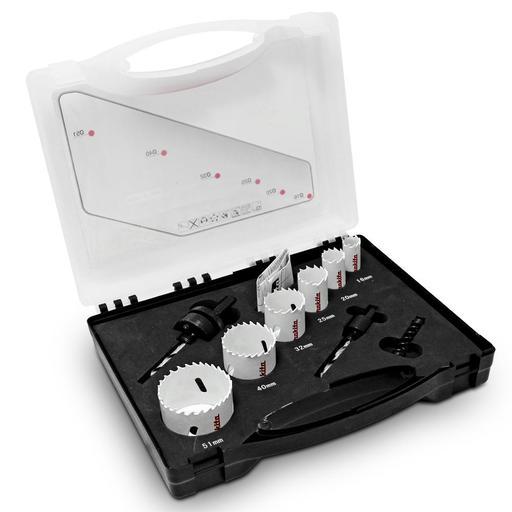Makita  D-47123 Electrician 6pce Std Bi-Metal HoleSaw Set