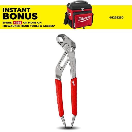 Milwaukee 48226210 250mm (10") V-Jaw Multigrip Pliers