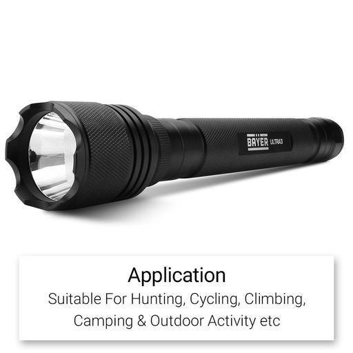 Bayer ULTRA3 12W 600LM CREE XML U2 LED Torch – image 6