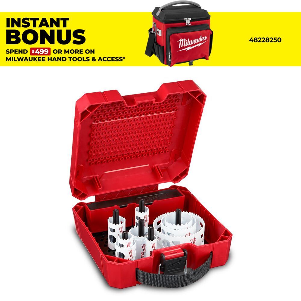 Milwaukee 49224151 14pce Hole Dozer Plumbers Hole Saw Kit – image 1