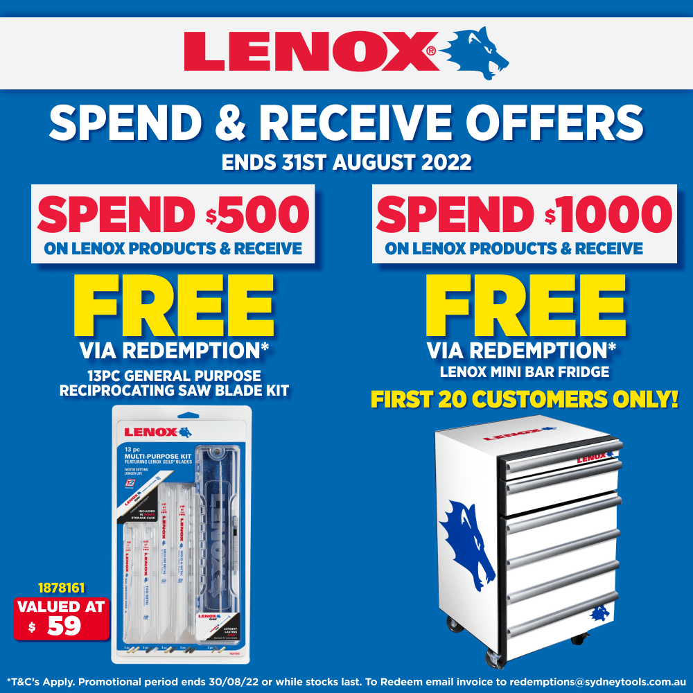 Lenox LXHT82250 3/16'' 5/8'' OD Flaring Tool