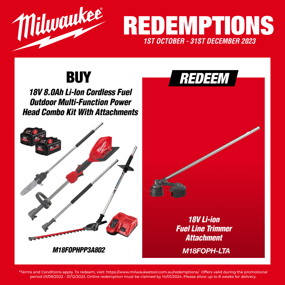 Milwaukee M18FOPHPP3A802 18V 8.0Ah Liion Cordless Fuel Outdoor Multi