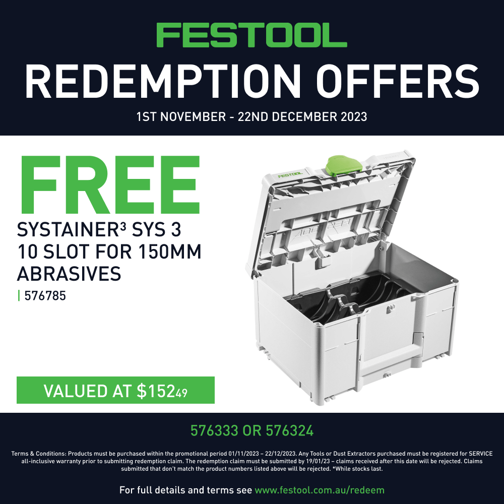 Festool ETS EC150/5 EQPLUS (576333) 400W 150mm (6") Brushless Random