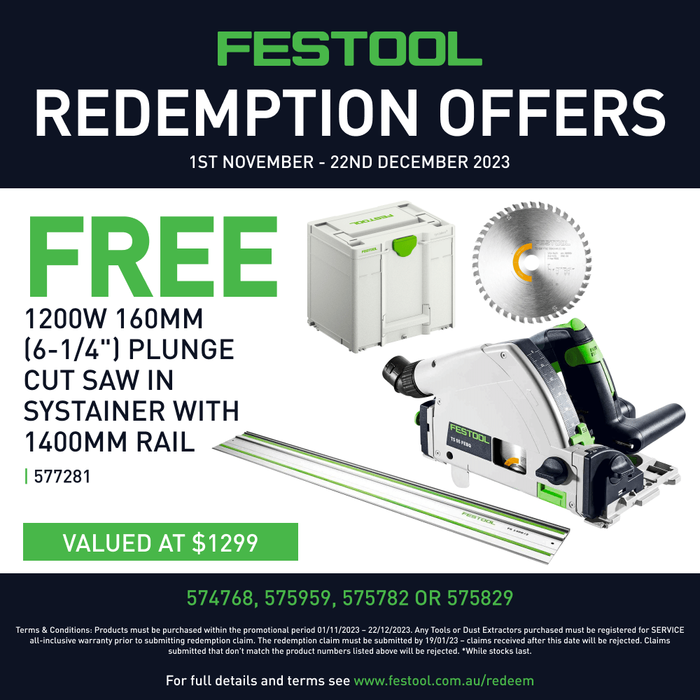 Festool TKS 80 EBS Set (575829) 2200W 254mm (10") SawStop Table Saw Set