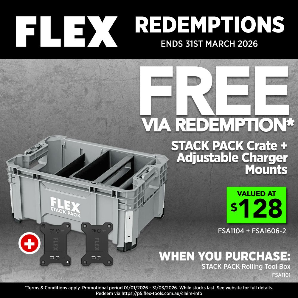 Flex FSA1101 STACK PACK Rolling Tool Box