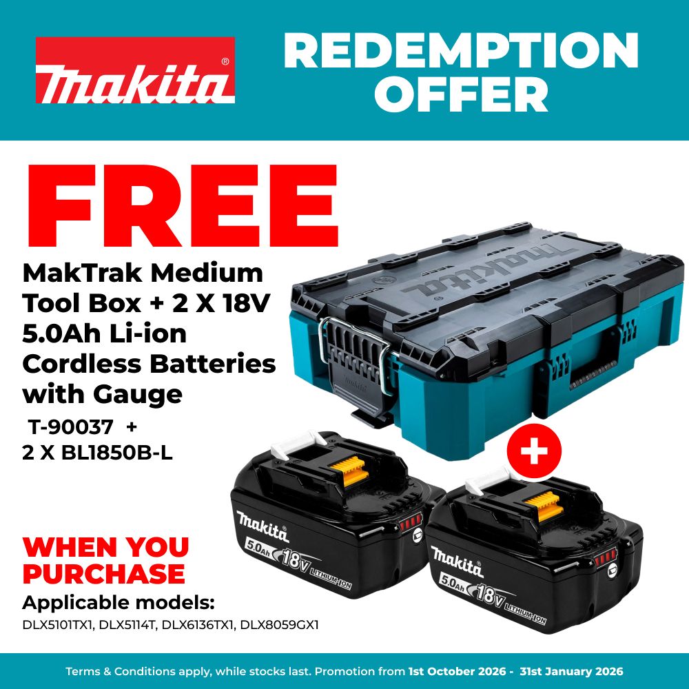 Makita DLX5114T 18V LXT 5.0Ah Li-ion Cordless Brushless 5pce Combo Kit – image 3