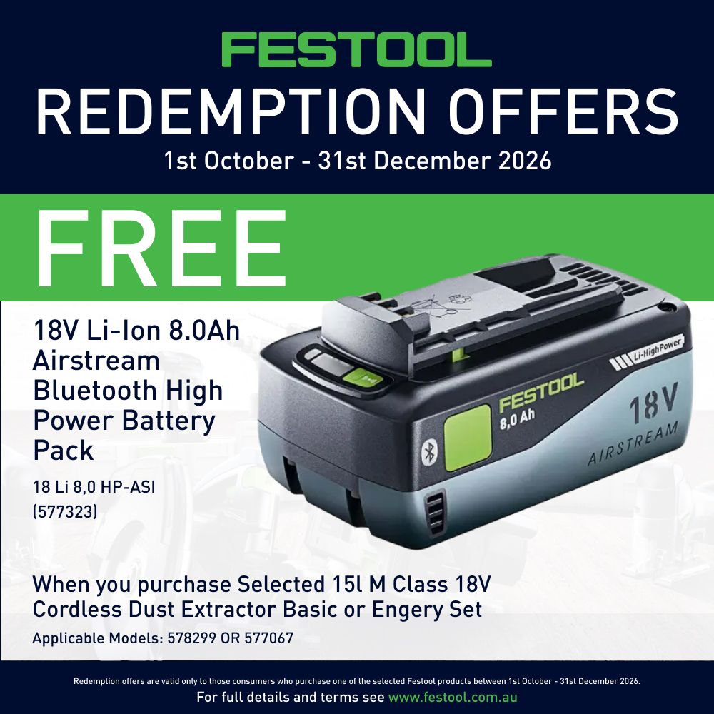 Festool CTMC MIDI I-Basic (577067) 36V (18V x 2) Li-ion Cordless Mobile M-Class Dust Extractor - Skin Only – image 3