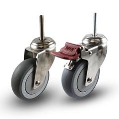 Stainless Steel Bolthole Castors
